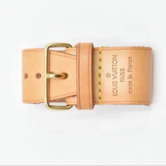 NEW LISTING! Louis Vuitton Vachetta Cuff- New Photos added of extra hole! - Picture 7 of 12